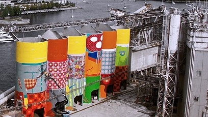 大師級筒倉灰?guī)鞜焽璨世L壁畫，20年只做一件事更多創(chuàng)意帶來新商機(jī)