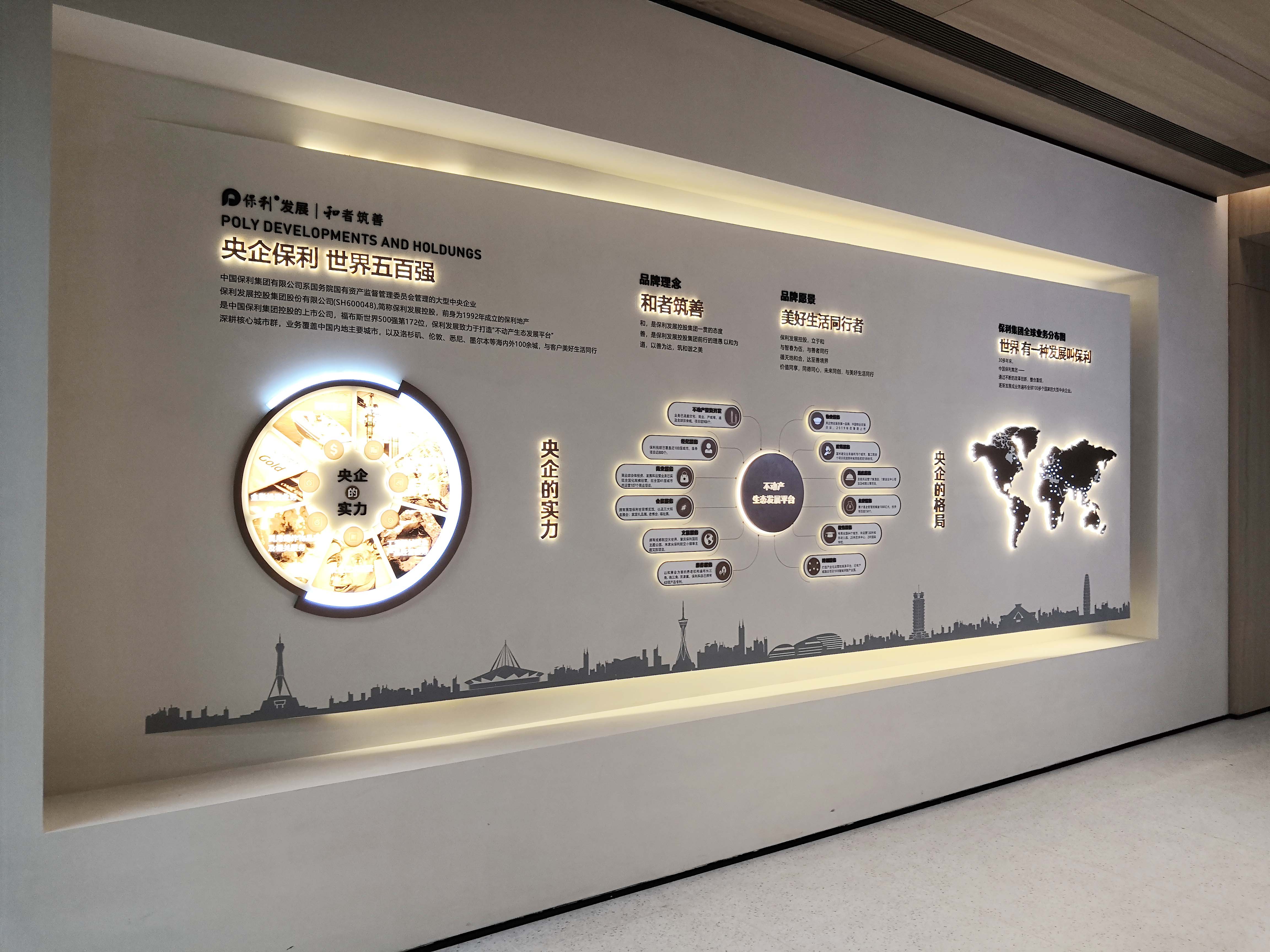 【地產(chǎn)文化墻項目案例】——鄭州保利云上地產(chǎn)