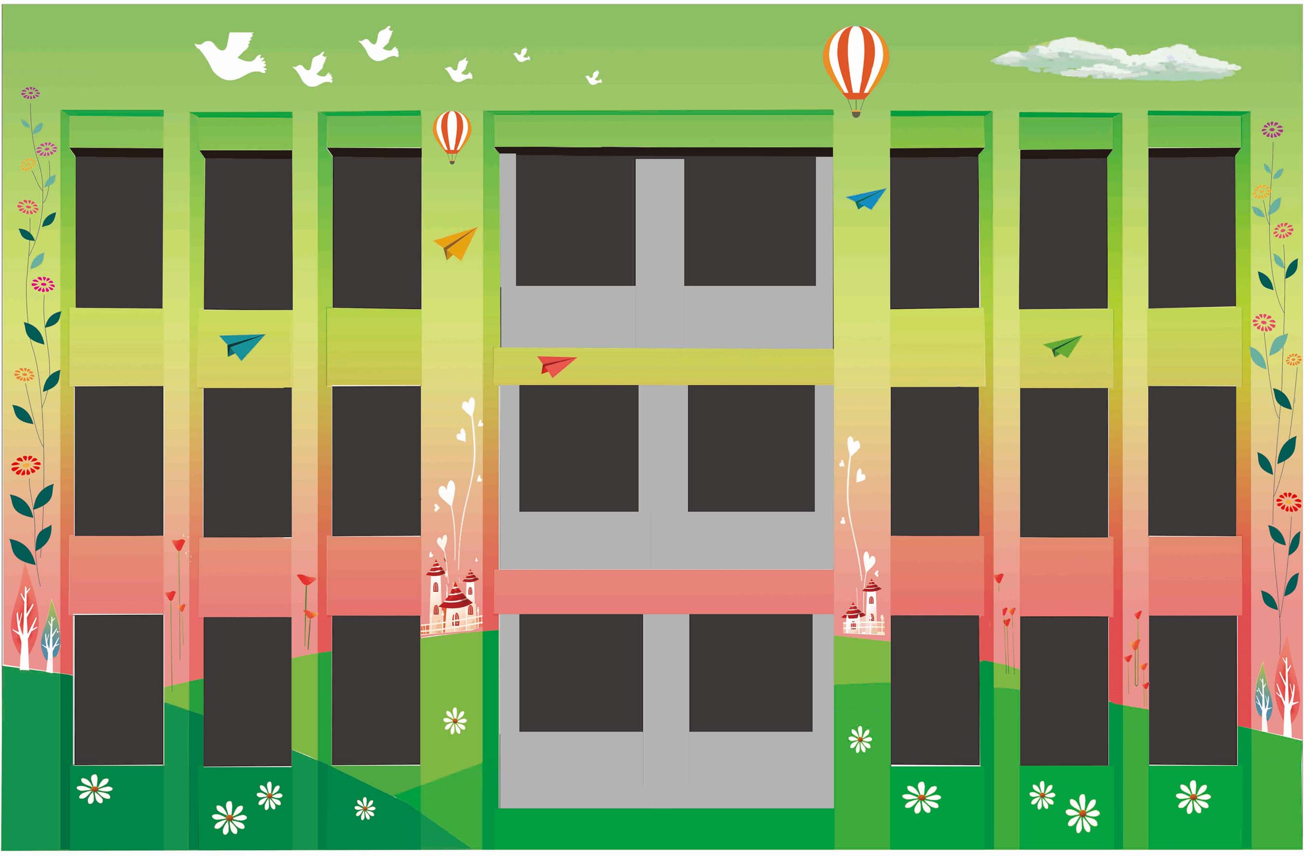 【幼兒園彩繪項(xiàng)目案例】——駐馬店正陽(yáng)縣森鑫華府地產(chǎn)