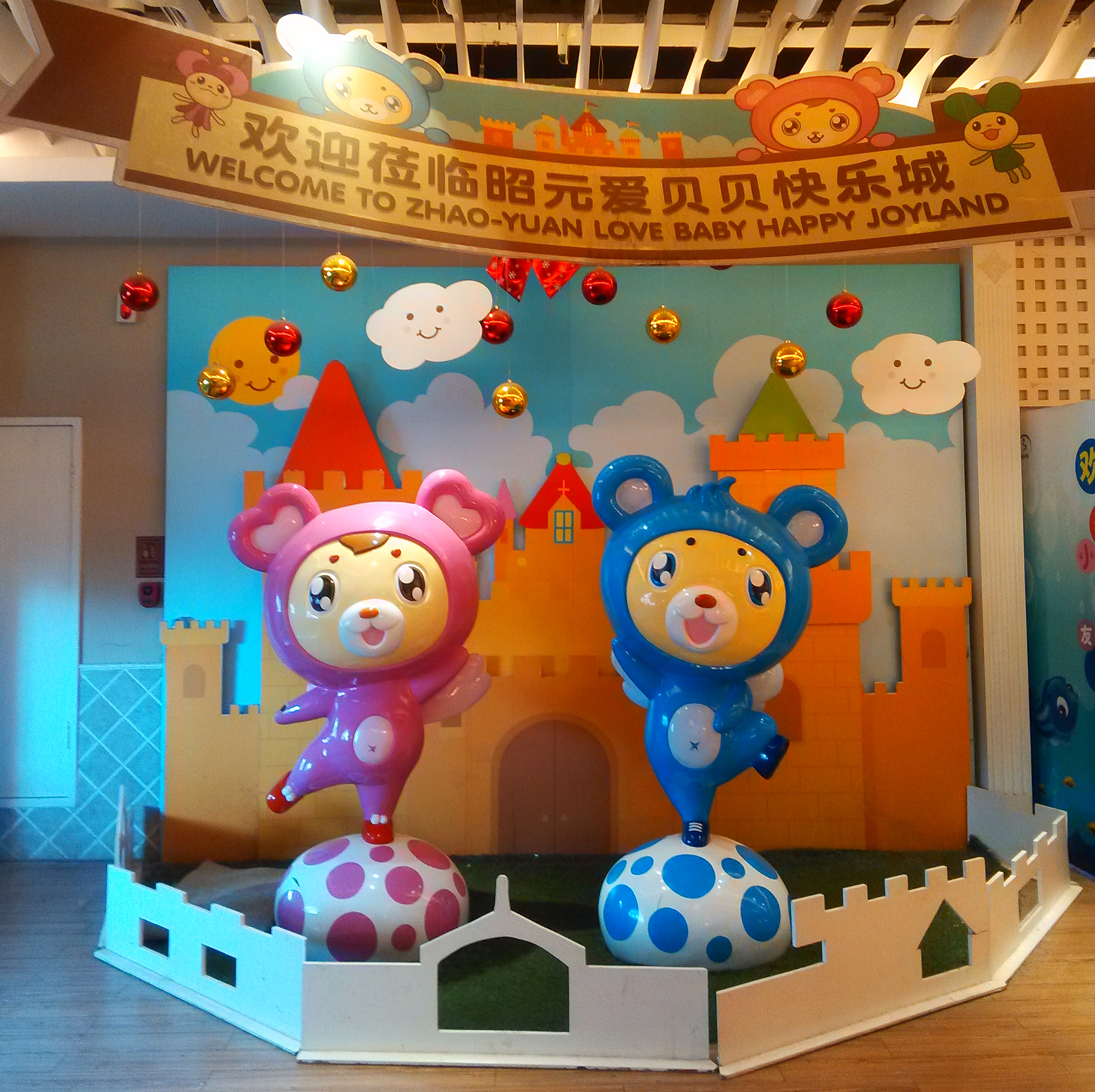 【影樓影棚壁畫項(xiàng)目案例】——鄭州昭元愛貝貝影樓