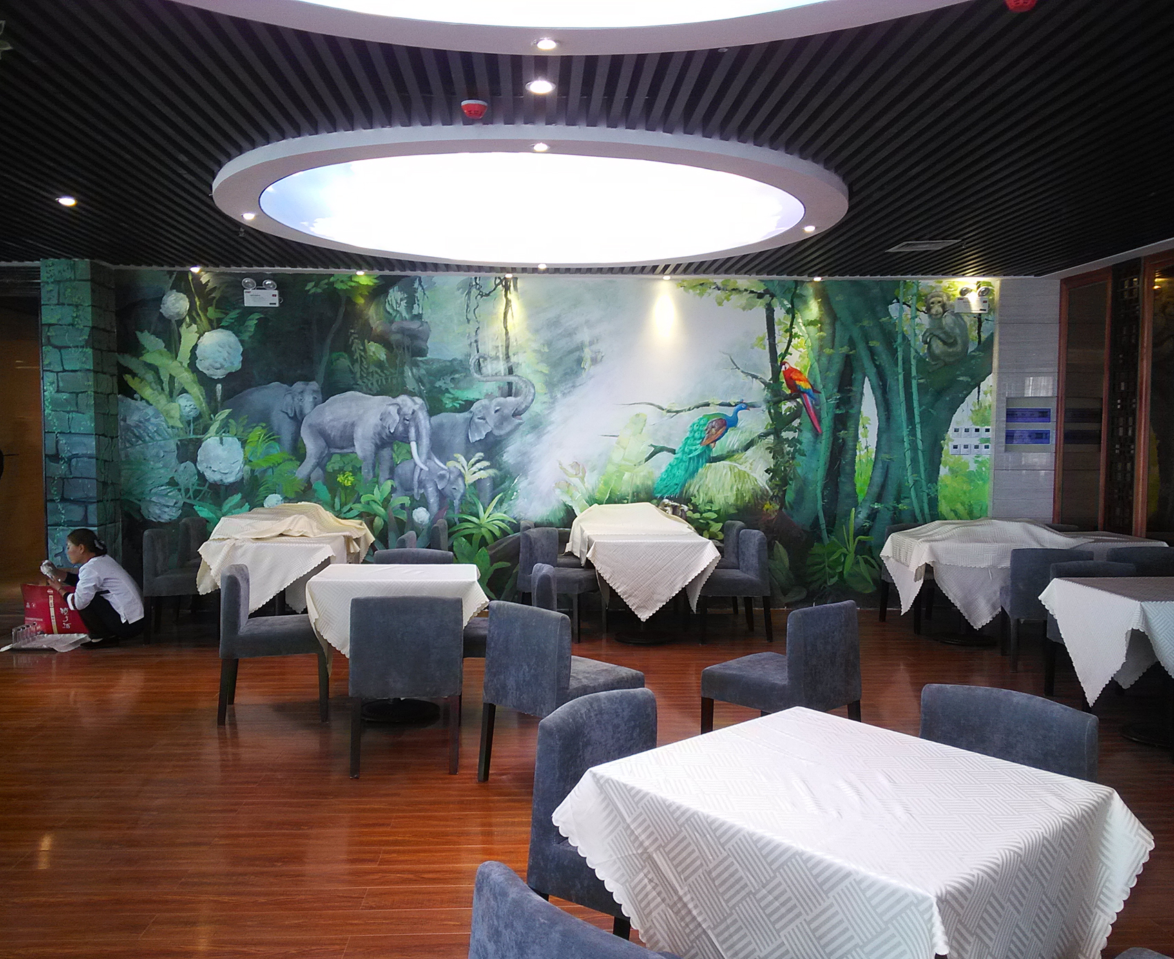 【生態(tài)園壁畫】——安徽阜陽碧翠湖生態(tài)園