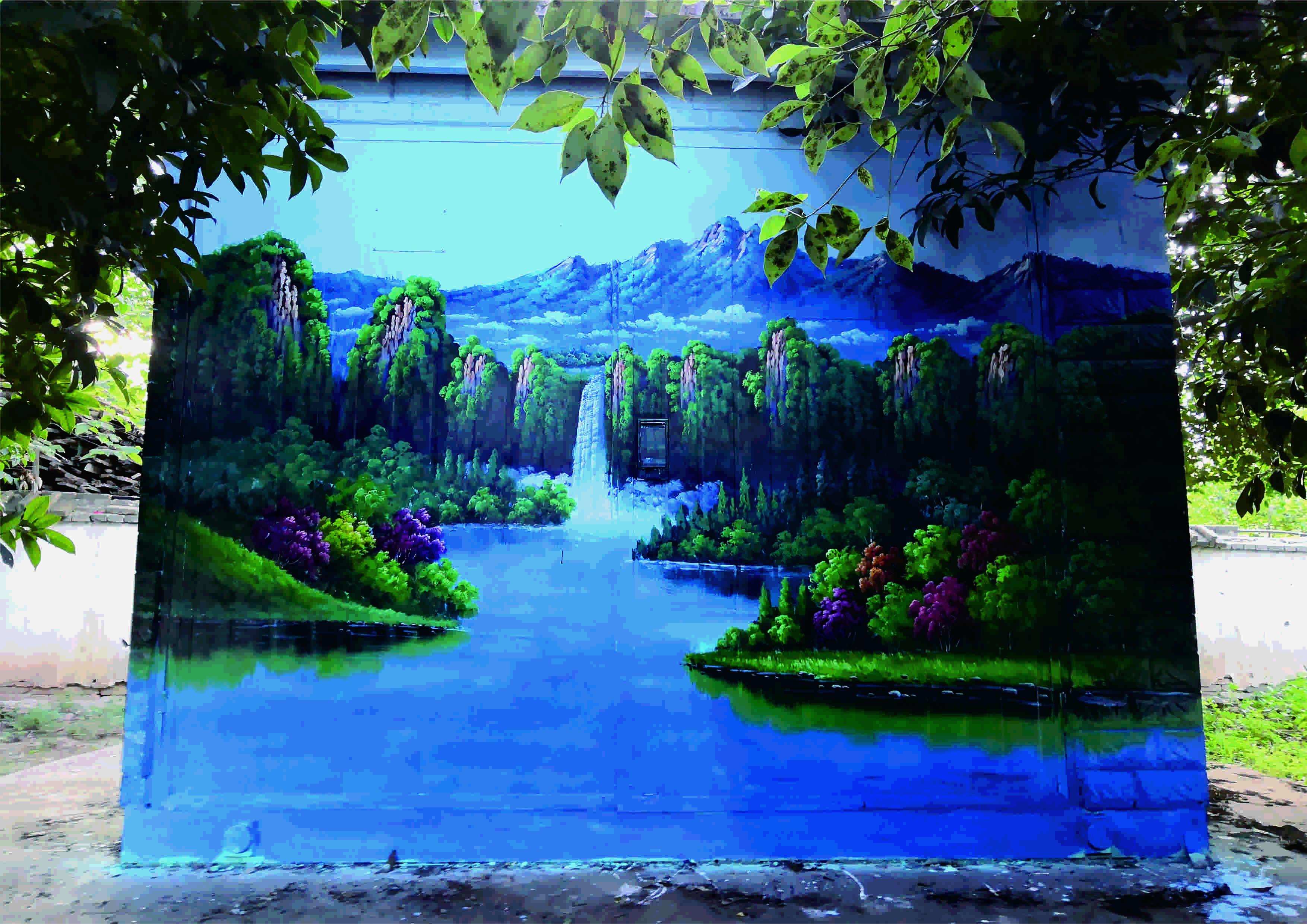 【電箱彩繪項(xiàng)目案例】——信陽(yáng)市區(qū)中國(guó)移動(dòng)電箱