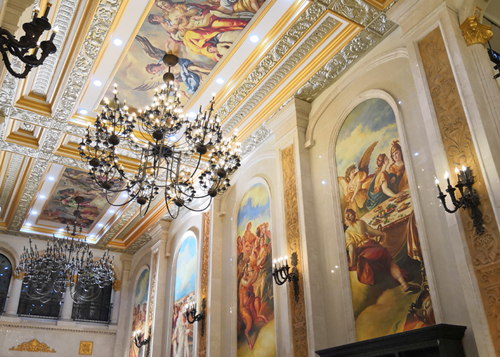 【 手繪歐式古典油畫】—— 武漢商業(yè)街教堂